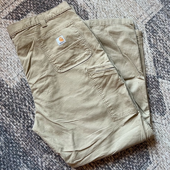 NWT Carhartt RUGGED FLEX® RELAXED FIT CANVAS 5-POCKET WORK PANT 44 x 32 - Picture 4 of 10